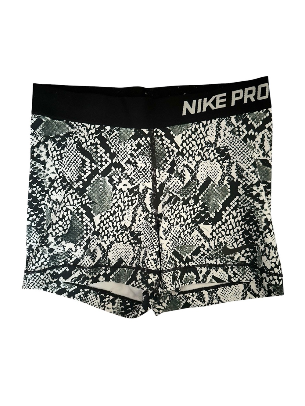 Nike Pro 3-inch Compression Shorts Snake Print Size Small